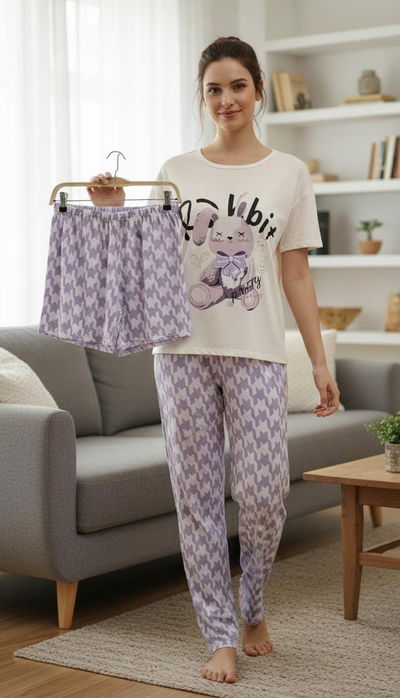 Art.1523 Pijama 3 piezas RABBIT