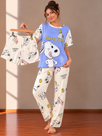 Art.1523 Pijama 3 piezas mujer