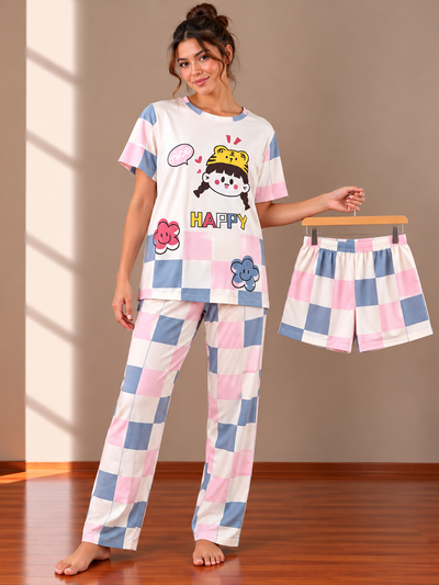 Art.1523 Pijama 3 piezas mujer