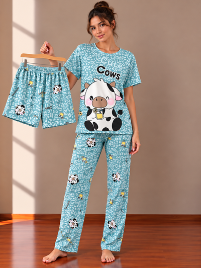 Art.1523 Pijama 3 piezas mujer