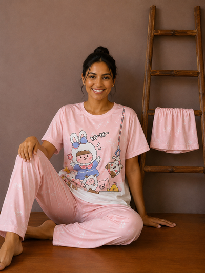 Art.1523 Pijama 3 piezas mujer