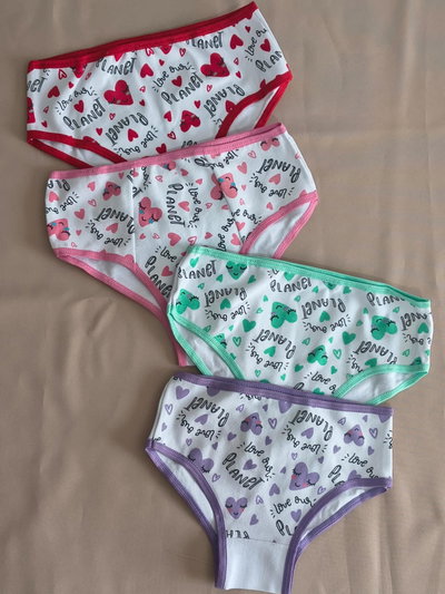 K2209 Bombacha nena corazones x3