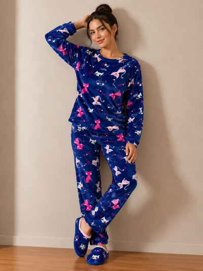 Art.1549 Pijama plush mujer