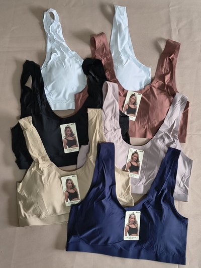 Art 489 Corpiño de latex sin costuras bretel entero 