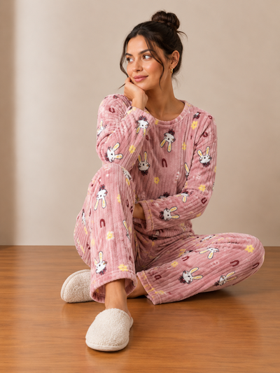 Art.1549 Pijama plush mujer