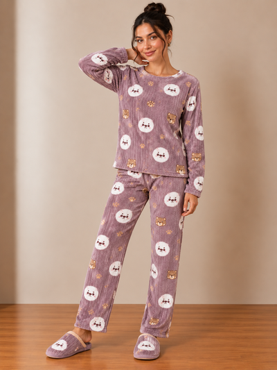 Art.1549 Pijama plush mujer