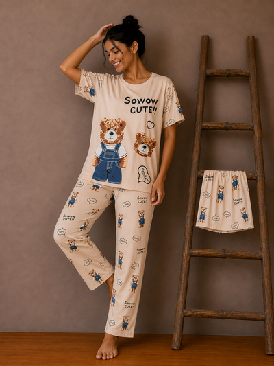 Art.1523 Pijama 3 piezas mujer
