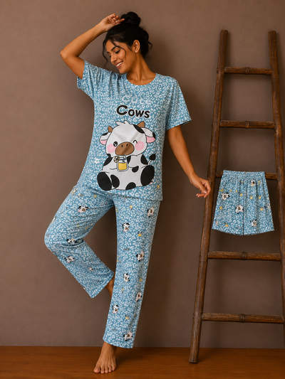 Art.1523 Pijama 3 piezas mujer