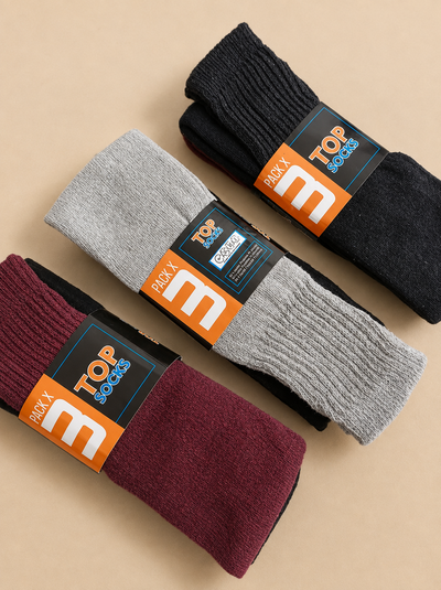 Art.M212 Medias tubo de toalla unisex pack x3