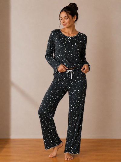 Art.1553 Pijama morley estampado mujer
