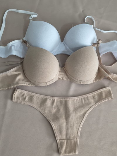Art.667 Conjunto soft con push up de algodón 