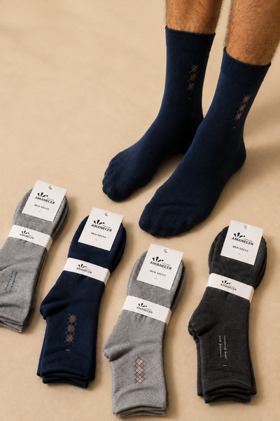 Art.M232 Medias amanecer x3 largas de hombre