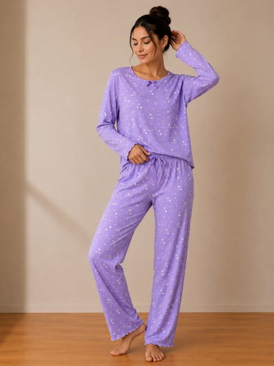 Art.1553 Pijama morley estampado mujer