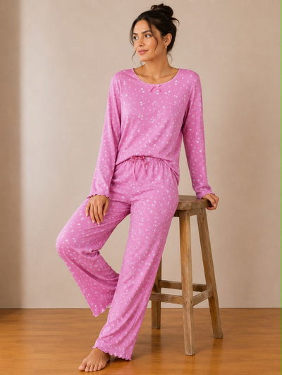 Art.1553 Pijama morley estampado mujer