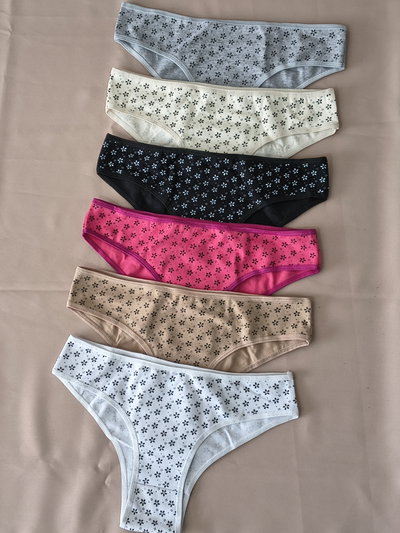 Art.218 Vedetina de algodón estampadas (x3-x12)