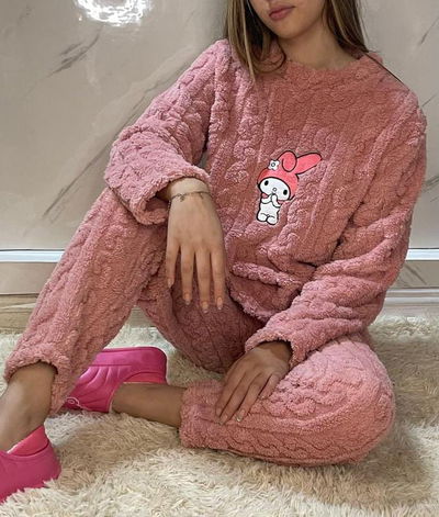 Art 1508 pijama polar soft tramado