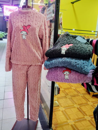 Art 1508 pijama polar soft tramado