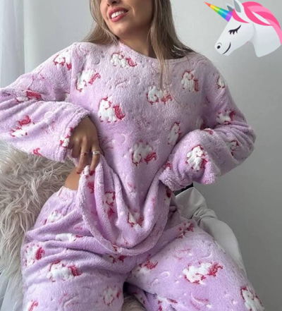 Art 1510 pijama luminoso dama unicornio 