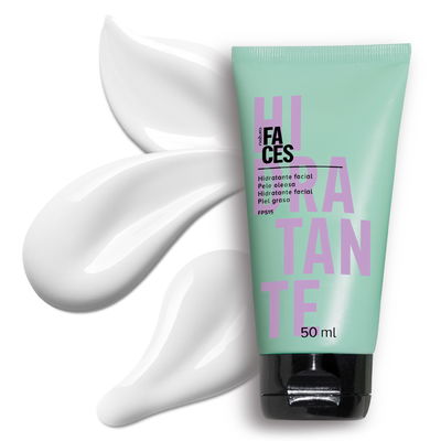 Hidratante Facial Piel Mixta a Oleosa Faces 50 ml-unisex