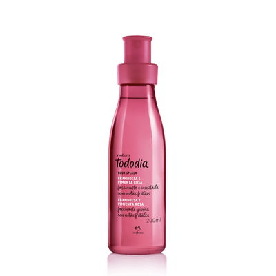 Body Splash Tododia frambuesa y pimienta rosa -200ml