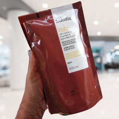 Jambo Rosa e Flor de Caju Repuesto Crema Nutritiva para el Cuerpo Tododia