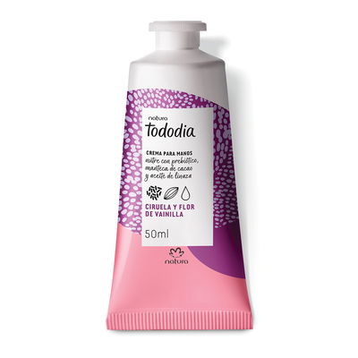 Crema Nutritiva para Manos Tododia Ciruela y Flor de Vainilla 50 g