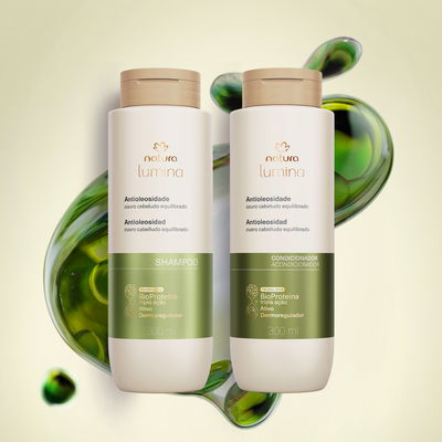 Kit Shampoo y accondicionador equilibrante antioleosidad - 300 ml - Lumina