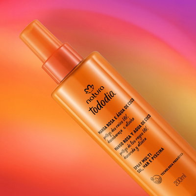 Spray Multi Sol, Mar y Piscina Tododia Mango Rosa y Agua de Coco 200 ml