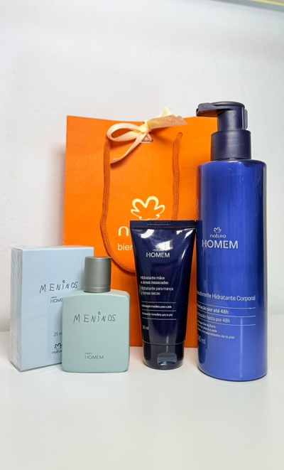 Regalo Padres homem (Crema de manos, perfume y crema corporal)