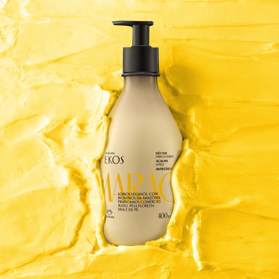 Néctar Hidratante Corporal Ekos Maracuyá 400 ml- Crema natura