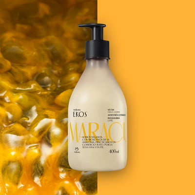 Néctar Hidratante Corporal Ekos Maracuyá 400 ml- Crema natura