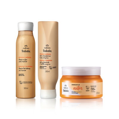 Kit Shampoo y Acondicionador Tododia Durazno y Almendras