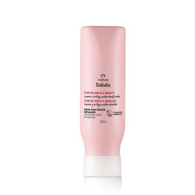 Crema para peinar reparadora flor de cereza y palta - 180 ml - Tododia