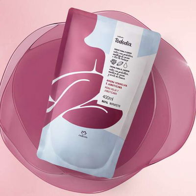 Repuesto Crema Nutritiva para el Cuerpo Tododia mora roja y jabuticaba