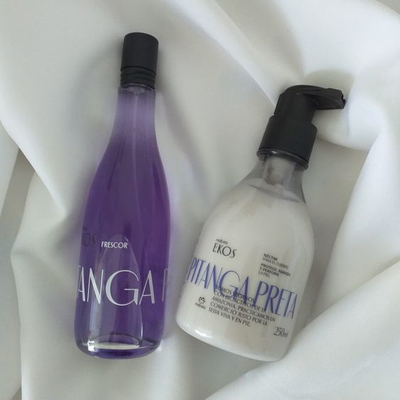 Kit Ekos pitanga preta - Crema corporal+ perfume+ crema de manos