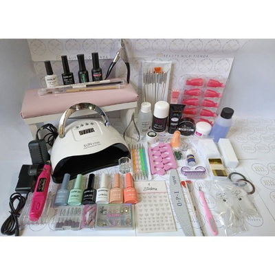 Mega kit semi + kapping + polygel+softgel+acrílicas 150 A 280W