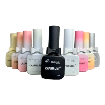 9 esmaltes Charm Limit moño lazo