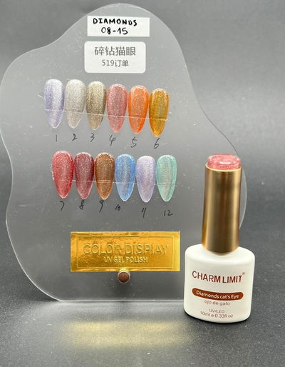 Esmalte Diamonds ojo de gato X12