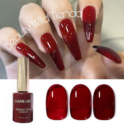 SEMI RED GOLD CHARM X12