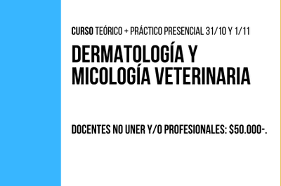Curso de Dermatología y Micología Veterinaria
