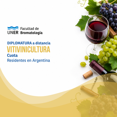 Diplomatura en Vitivinicultura 2026 cuota 