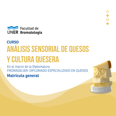 ANÁLISIS SENSORIAL DE QUESOS y CULTURA QUESERA. MATRICULA GENERAL