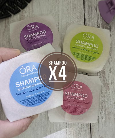 SHAMPOO x4 - IDEAL RESTOCK ! 