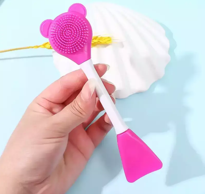 Brocha y cepillo de limpieza facial 2 en 1 