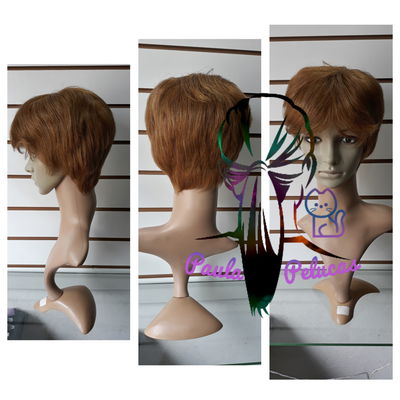 Peluca cobrizo mix corte unisex marca revlon