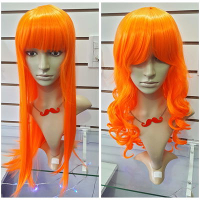 Peluca naranja 