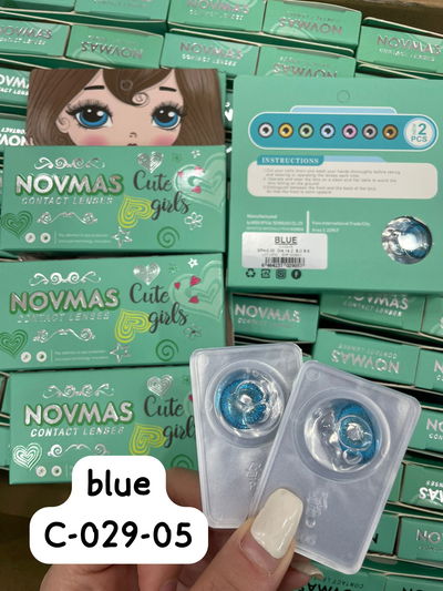 Lentes de contacto modelo blue