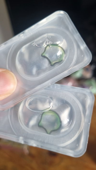 Lentes de contacto Green cat