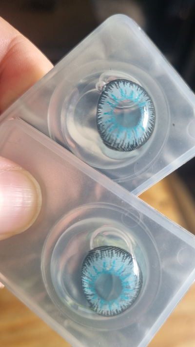 Lentes de contacto ice blue