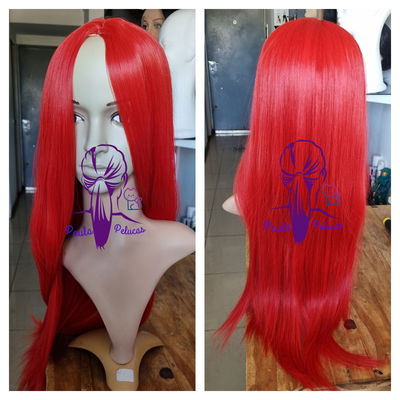 Peluca roja línea premium 